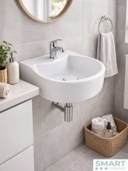 Lavabo Ample 32x35cm Smart Ceramic