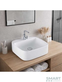 Lavabo nadgradni Sqra 46x41.5cm Smart Ceramic-2
