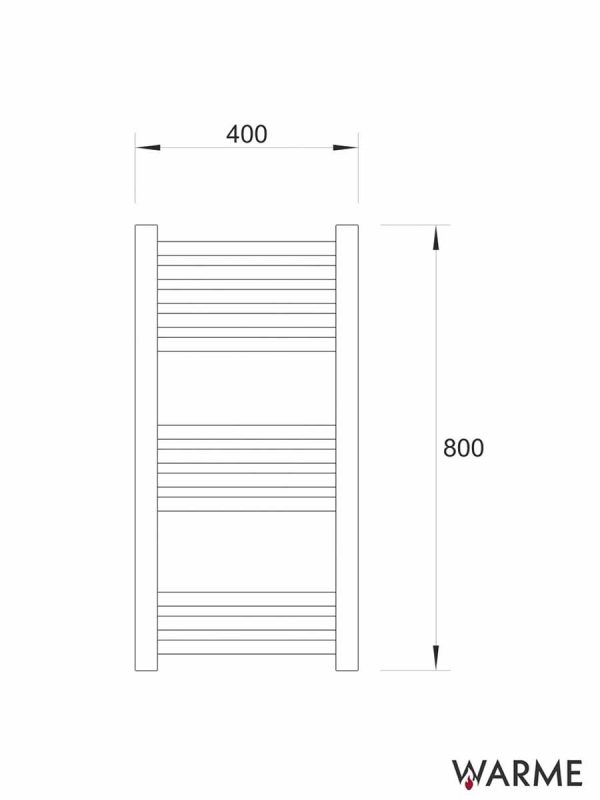 Sušač beli 400x800mm Warme Werra-2