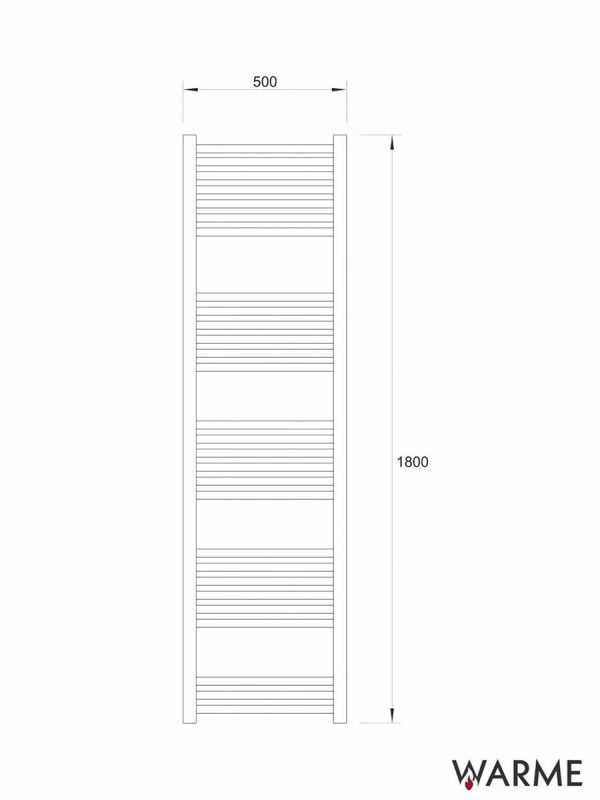 Sušač beli 500x1800mm Warme Werra-2