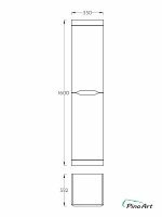 Vertikala PinoArt Soft drvo 35x160cm-3