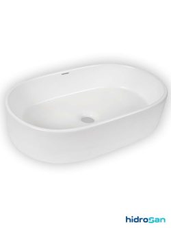 Lavabo nadgradni 13-251 Bela mat Hidrosan