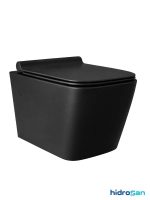 Wc šolja rimless crna Diamond sa daskom