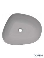 Lavabo nadgradni 58x47cm asimetrični Copen C-15-219MG siva
