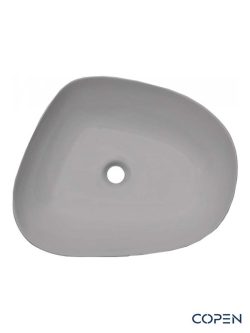 Lavabo nadgradni 58x47cm asimetrični Copen C-15-219MG siva