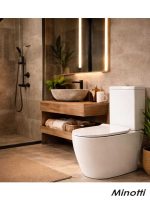 Monoblok bide rimless sa daskom Optimo Minotti MBF002 -3