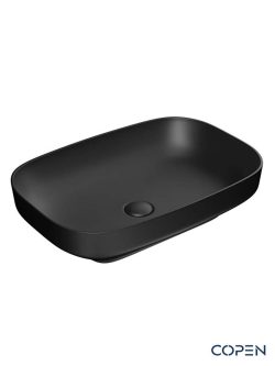 Lavabo nadgradni 58.5x38cm Copen C-15-210MB crna