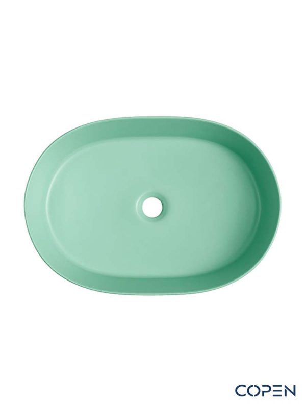 Lavabo nadgradni 56x39cm Copen C-15-213MZ zelena-2