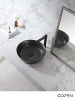 Lavabo nadgradni ∅43cm Copen C-15-215MB crna-2