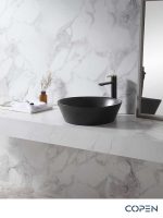 Lavabo nadgradni ∅43cm Copen C-15-215MB crna-4