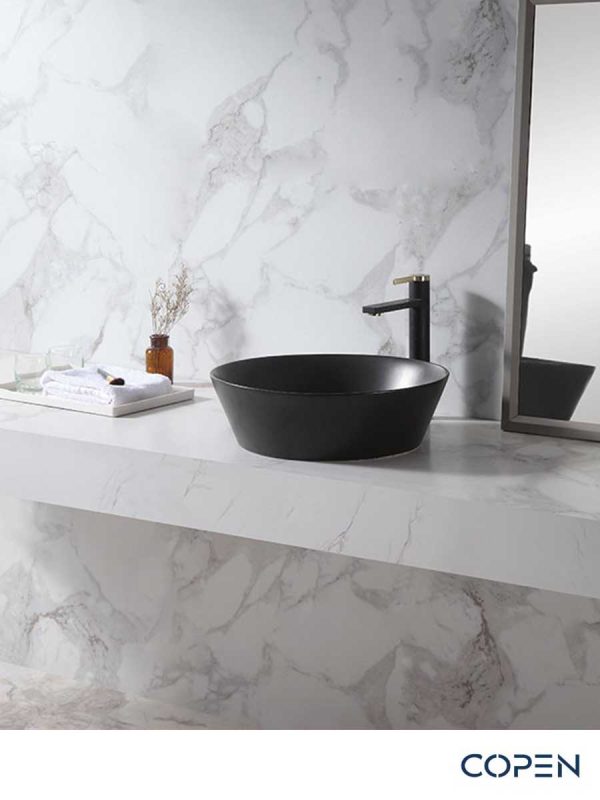 Lavabo nadgradni ∅43cm Copen C-15-215MB crna-4