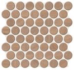 Pločica Pantheon Brillo Circle Walnut 30.9x30.9