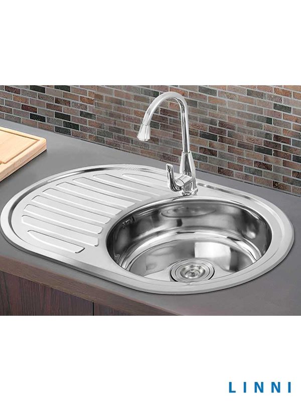 Ugradna sudopera Linni 7750D Inox 77x55cm-2