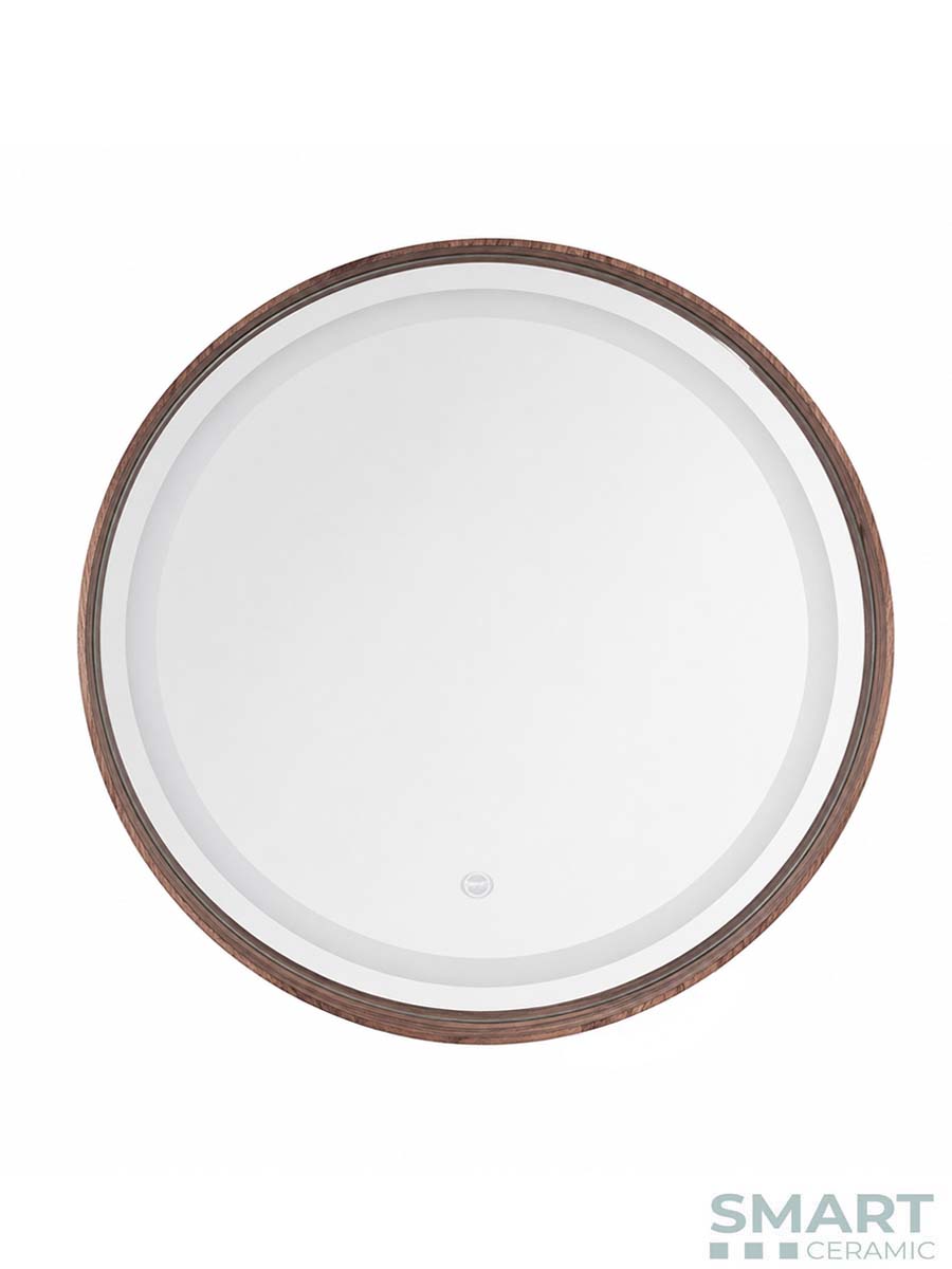 Led ogledalo touch Ela Ø60cm drvo ram Led ogledalo touch Ela Ø60cm drvo ram
