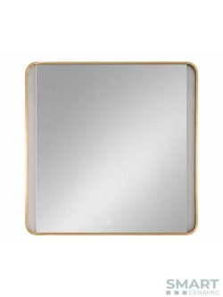 Led ogledalo zlatan ram Lana 60x60cm