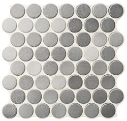 Pločica Glossy Grey Circle 30.9x30.9 Balkania Ceramics