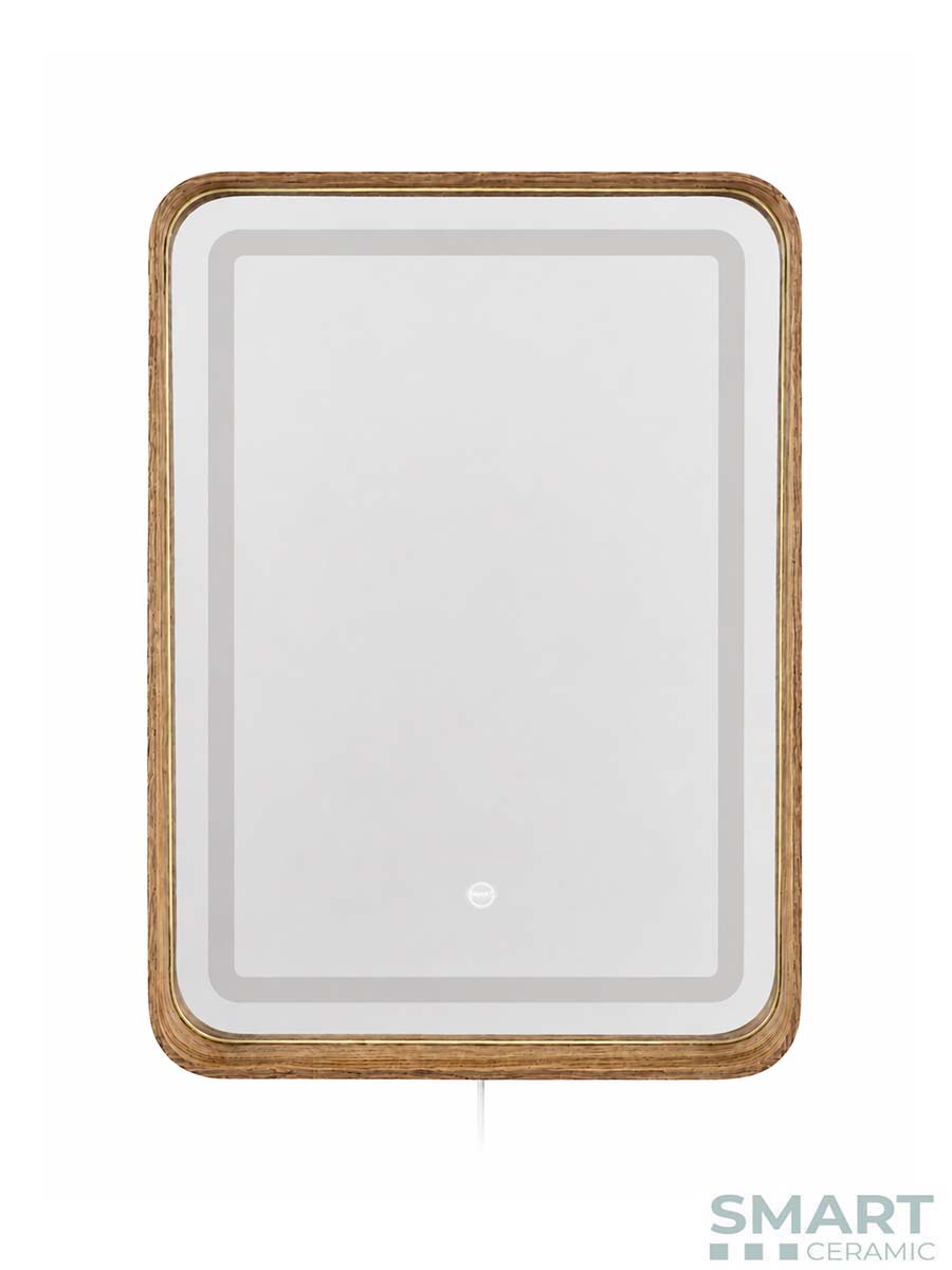Led ogledalo touch Amelia 50x70cm drvo ram Led ogledalo touch Amelia 50x70cm drvo ram
