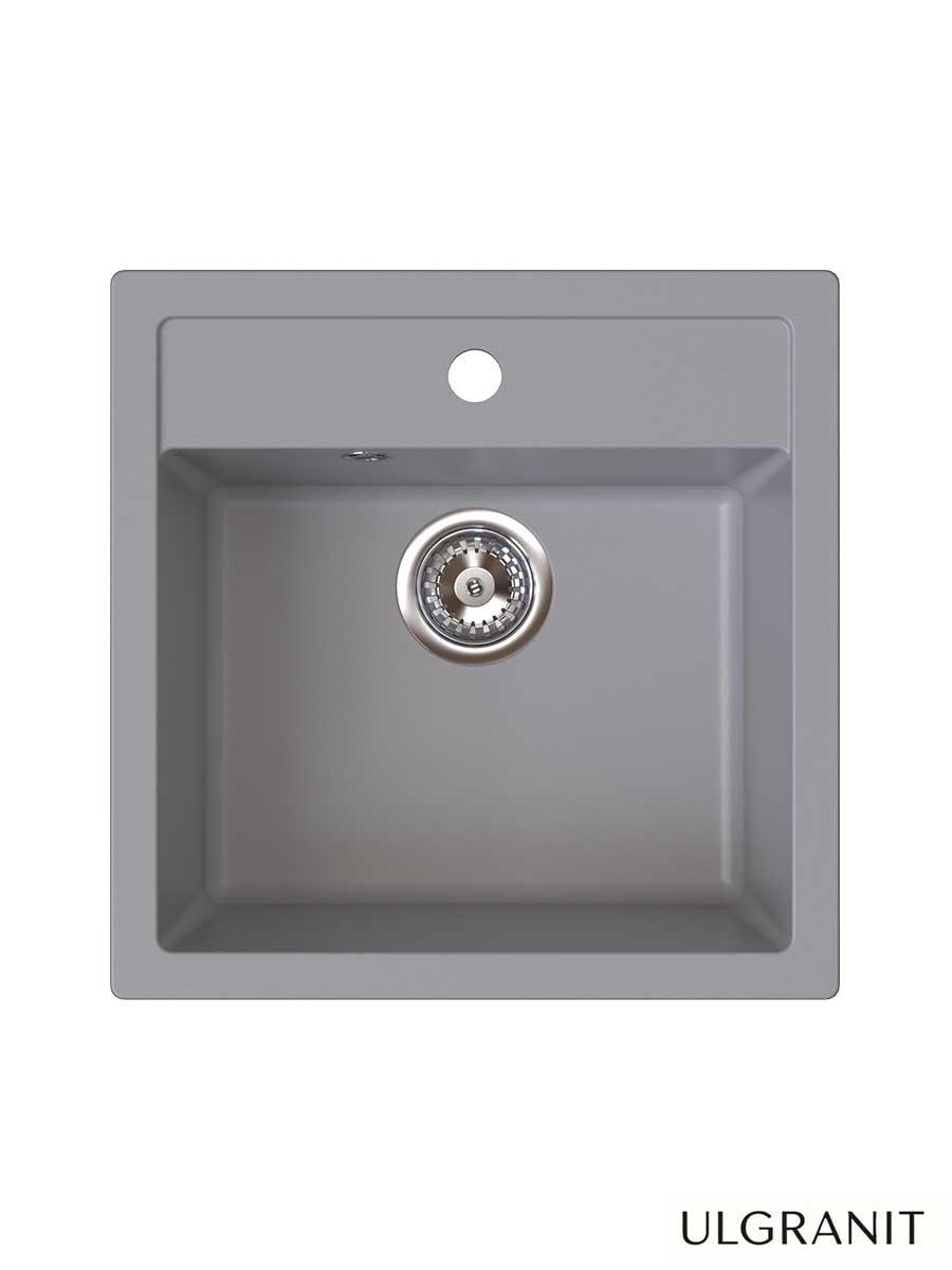 Granitna sudopera Ulgranit 48x48cm Siva ULG480 Granitna sudopera Ulgranit 48x48cm Siva ULG480