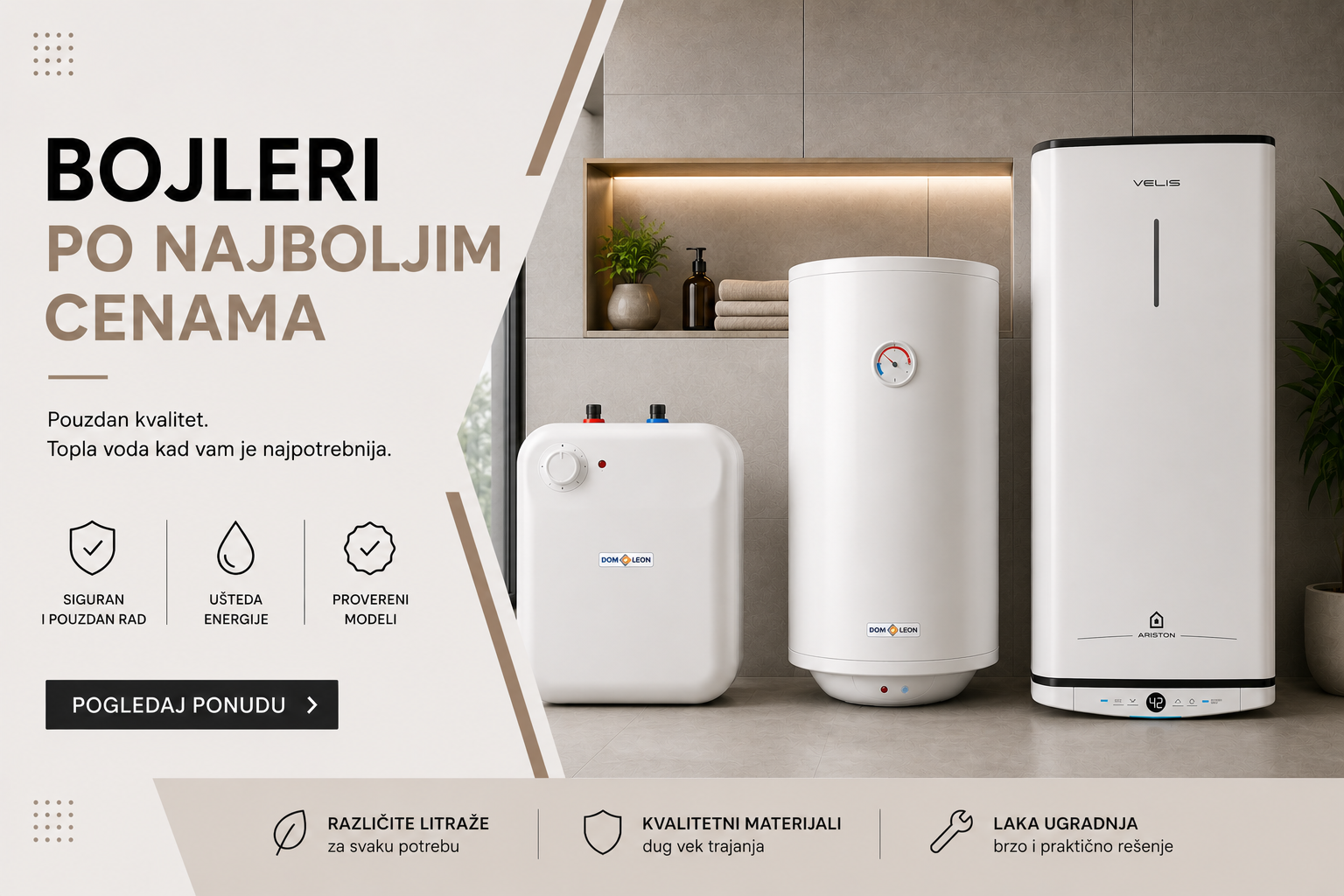akcijska ponuda bojler vodocentar