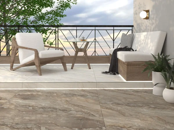 Pločica Gravel White glossy 60x120 LV Granito-3
