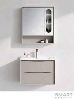 Lavabo sa ormarićem Luna 80cm PVC Smart Ceramic-2