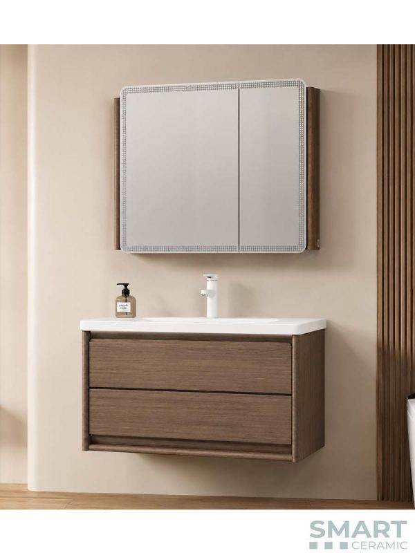 Lavabo sa ormarićem Vivo 80cm PVC Smart Ceramic-2