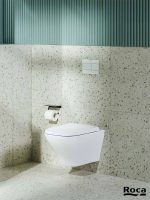 WC šolja konzolna Optica Rimfree Vortex Roca -3