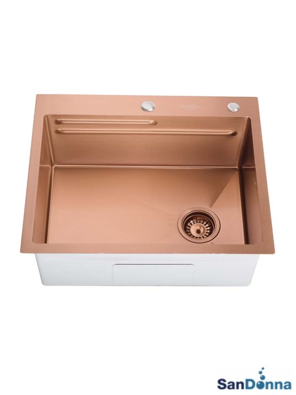 Inox sudopera HD6050R Koper komplet SanDonna-4