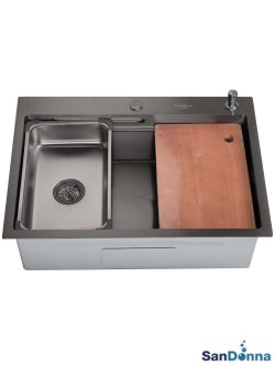 Inox sudopera HD7050R Crna komplet SanDonna