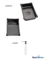 Inox sudopera HD7850DR Crna komplet SanDonna-3