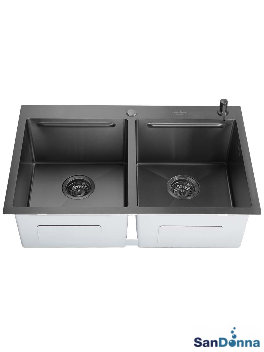 Inox sudopera HD7850DR Crna komplet SanDonna Inox sudopera HD7850DR Crna komplet SanDonna