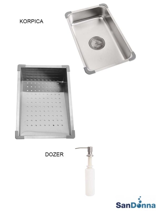 Inox sudopera HD7850DR Hrom komplet SanDonna-4