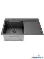 Inox sudopera oceđivač HD7850R Crna komplet SanDonna-3