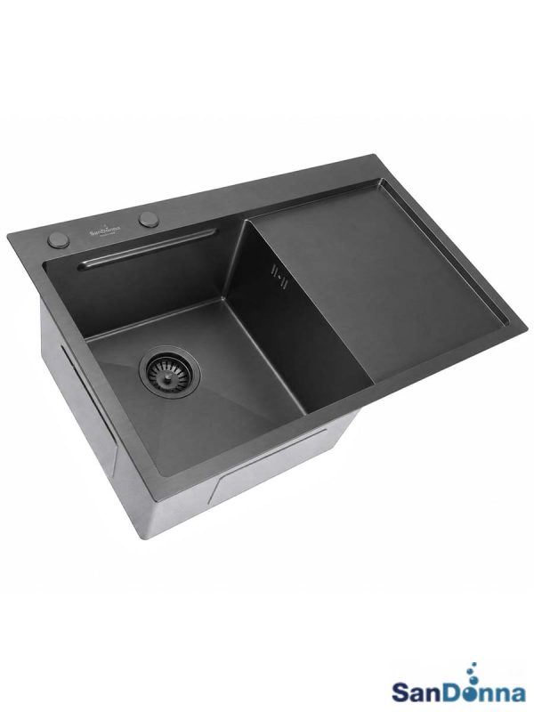 Inox sudopera oceđivač HD7850R Crna komplet SanDonna-4