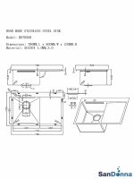 Inox sudopera oceđivač HD7850R Crna komplet SanDonna-6