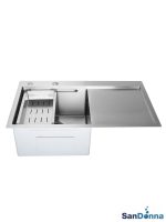 Inox sudopera HD7850R Hrom komplet SanDonna