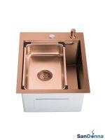Inox sudopera HD4050R Koper komplet SanDonna