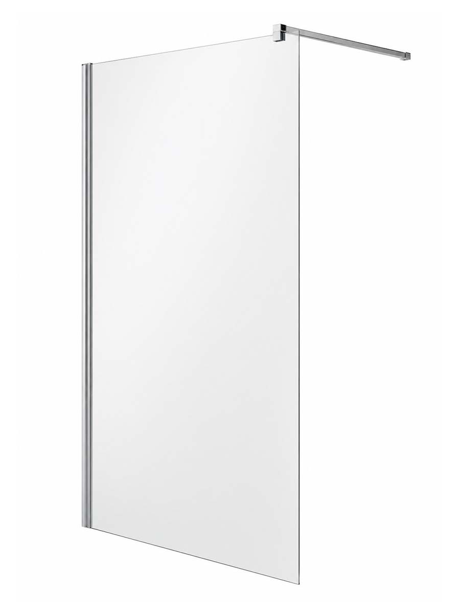 Tuš paravan srebrni walk-in Hidrosan 100x200 8mm Tuš paravan srebrni walk-in Hidrosan 100x200 8mm