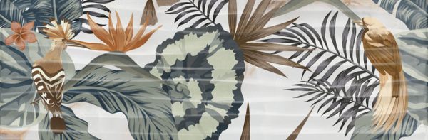 Pločica Goldie Birds set 73.2x74.4 Kai-4
