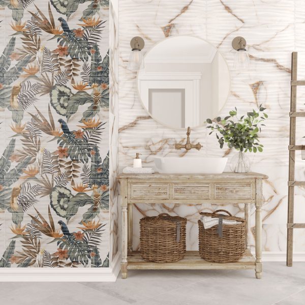 Pločica Goldie Birds set 73.2x74.4 Kai-4