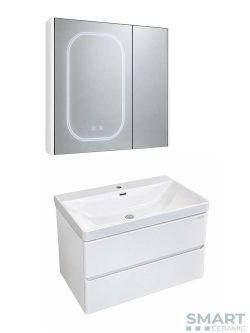 Lavabo sa ormarićem Rina 80cm PVC Smart Ceramic-2