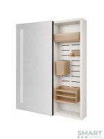 Led ogledalo sa ormarićem Mira 55cm PVC