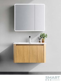 Led ogledalo sa ormarićem Nera 80cm PVC