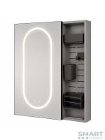 Led ogledalo sa ormarićem Riva 80cm PVC