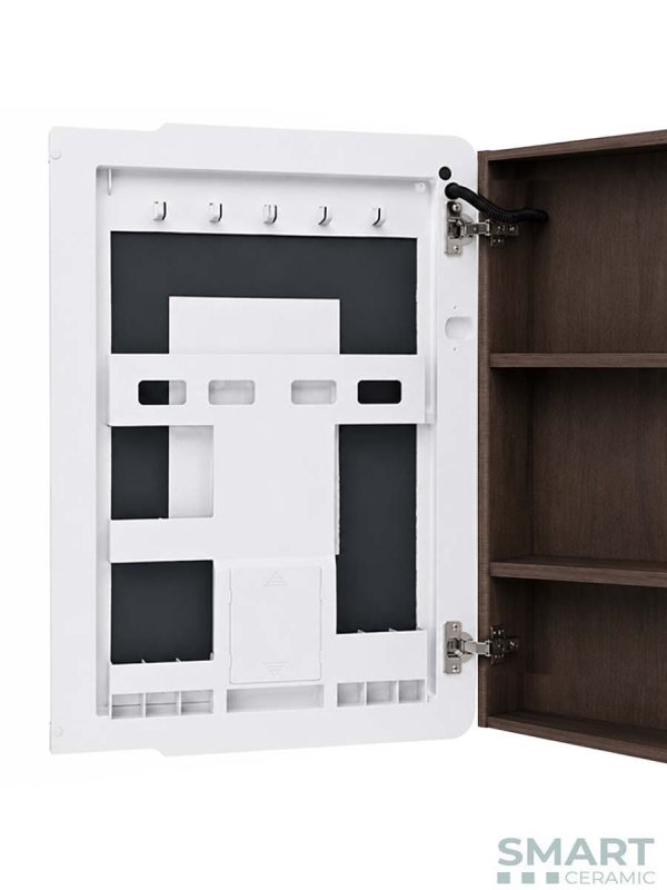 Led ogledalo sa ormarićem Nera 75cm PVC-2