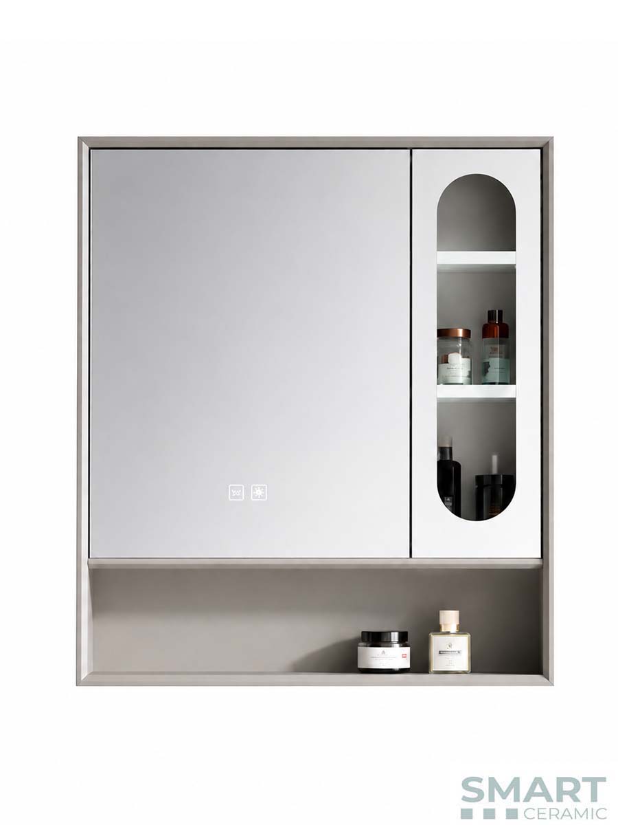 Led ogledalo sa ormarićem Luna 80cm PVC-2 Led ogledalo sa ormarićem Luna 80cm PVC-2