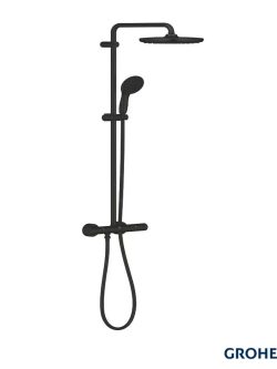 Termostatska baterija sa usponskim tušem Grohe 266702431 Tempesta System 250 matte black