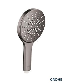 Tuš ručica sa tri funkcije Grohe 26574A00 Rainshower Smartactive 130 (hard graphite)