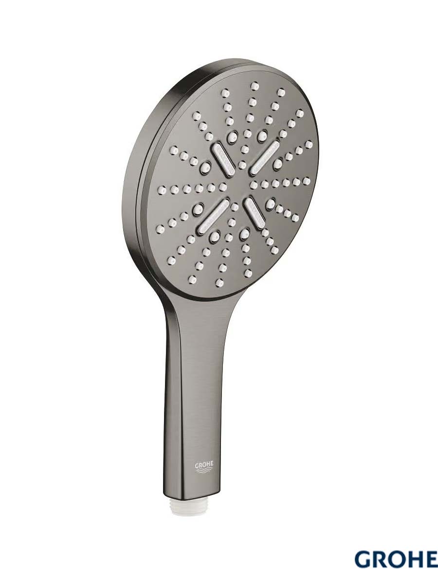 Tuš ručica sa tri funkcije Grohe 26574AL0 Rainshower Smartactive 130 brushed hard graphite Tuš ručica sa tri funkcije Grohe 26574AL0 Rainshower Smartactive 130 brushed hard graphite