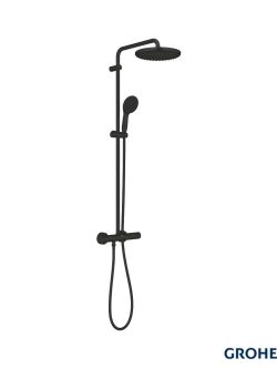Termostatska baterija sa usponskim tušem Grohe 266702431 Tempesta System 250 matte black-2